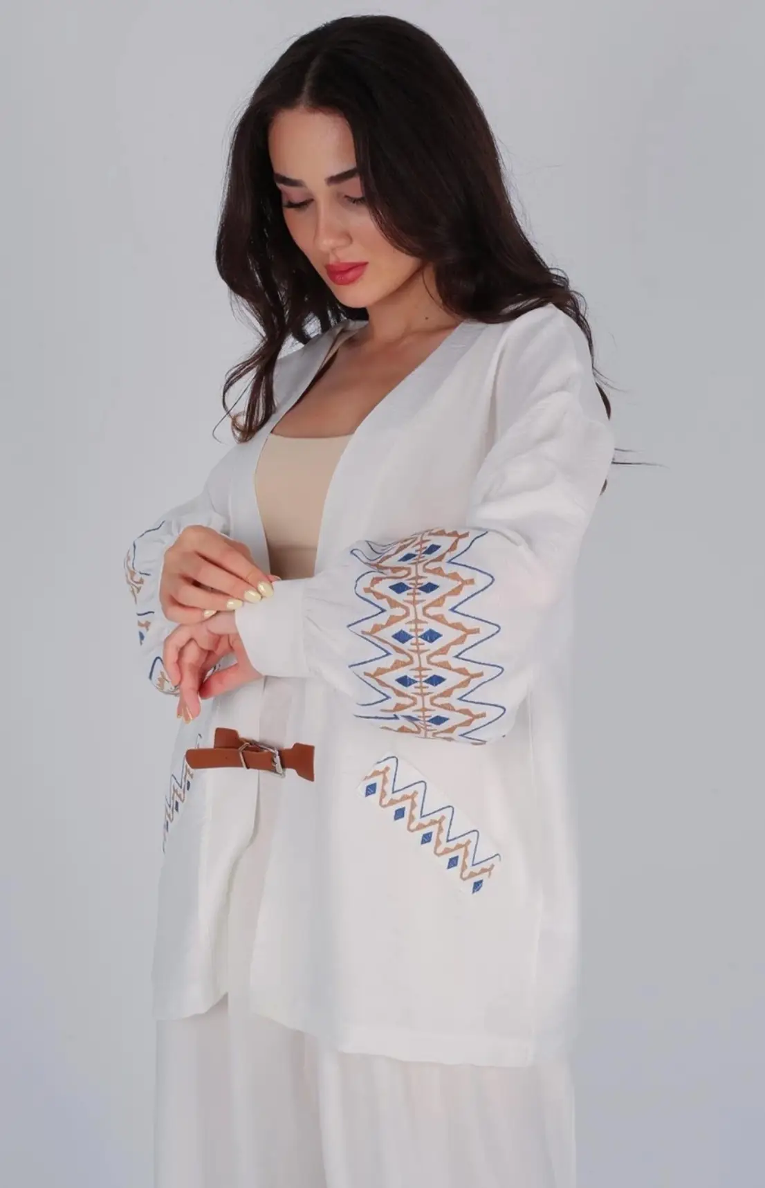 NAKIŞ DETAYLI KEMERLİ KAP - View 3