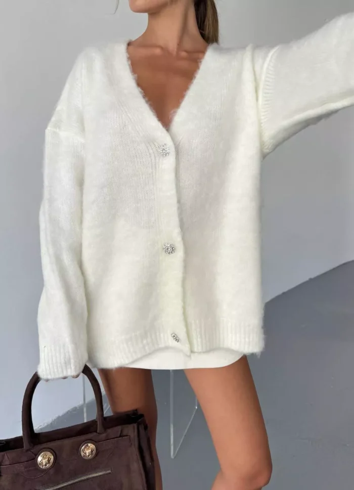 kadın-triko-hirka-ella-stylee1 Oversize kadın triko hırka siyah – Kışlık koleksiyon