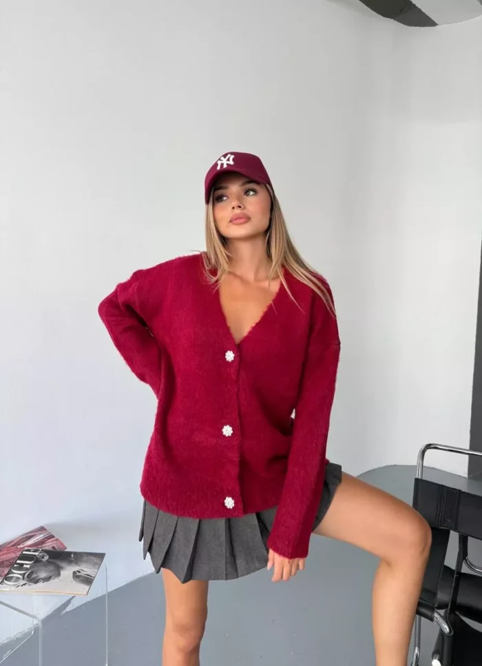 kadın-triko-hirka-ella-stylee2 Oversize kadın triko hırka siyah – Kışlık koleksiyon